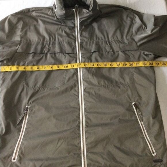 Buffalo David Bitton Windbreaker Jacket Men’s Size Large Color Tan Long Sleeve - Picture 9 of 12